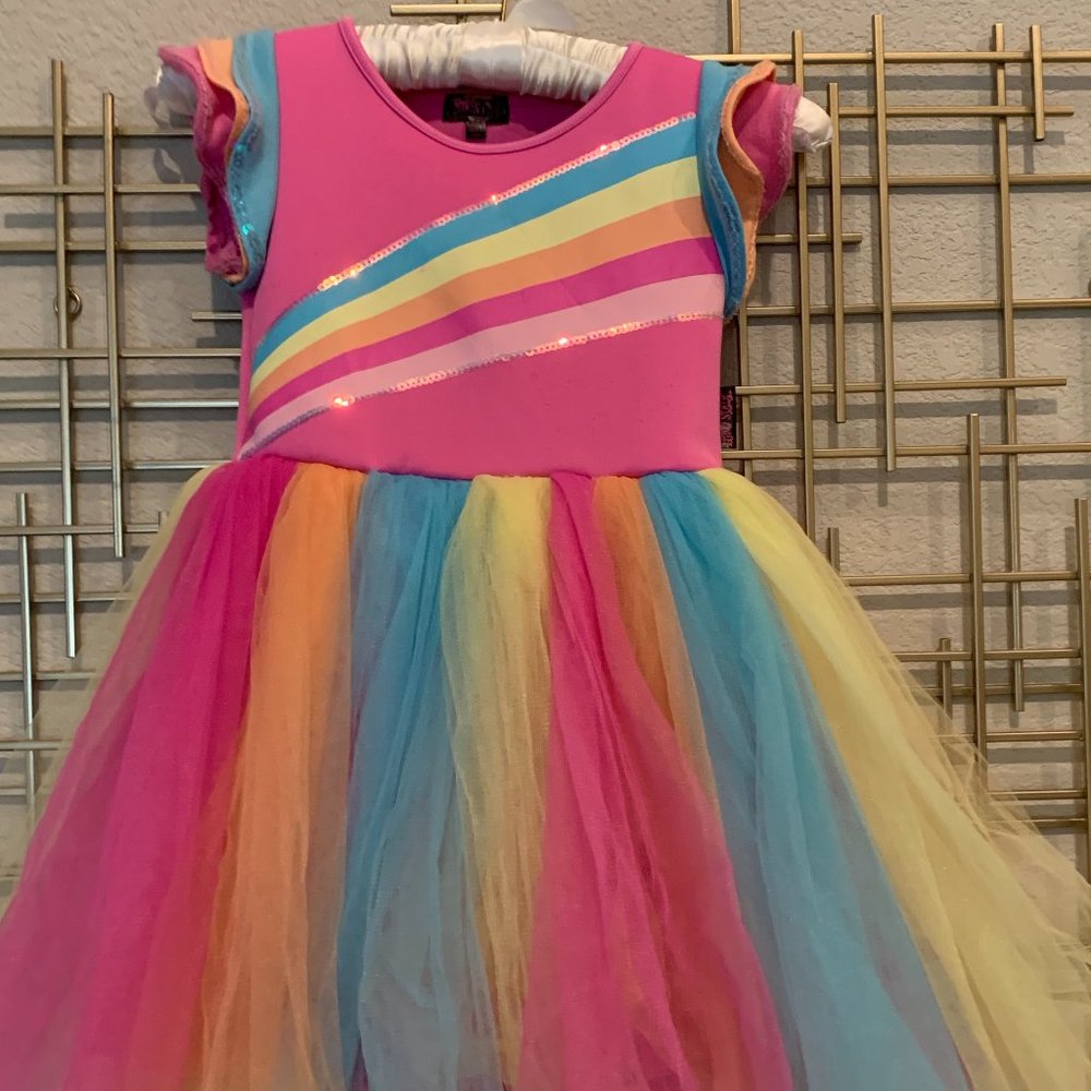 Jojo Siwa Rainbow costume dress size 6/6x